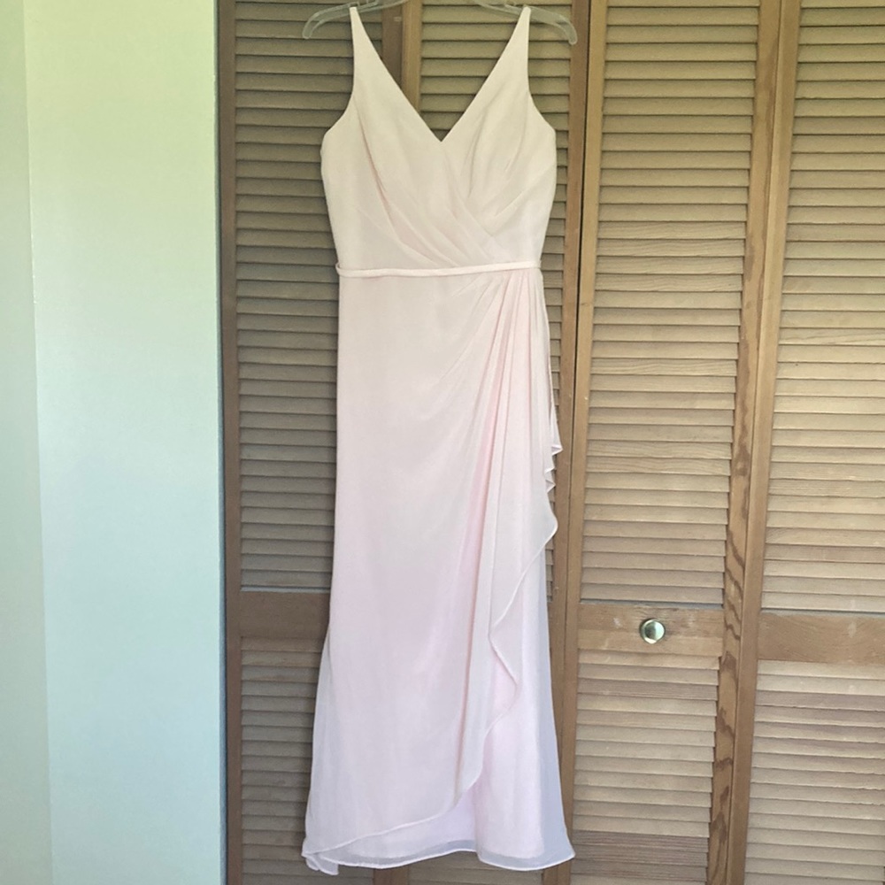 Pink long dress